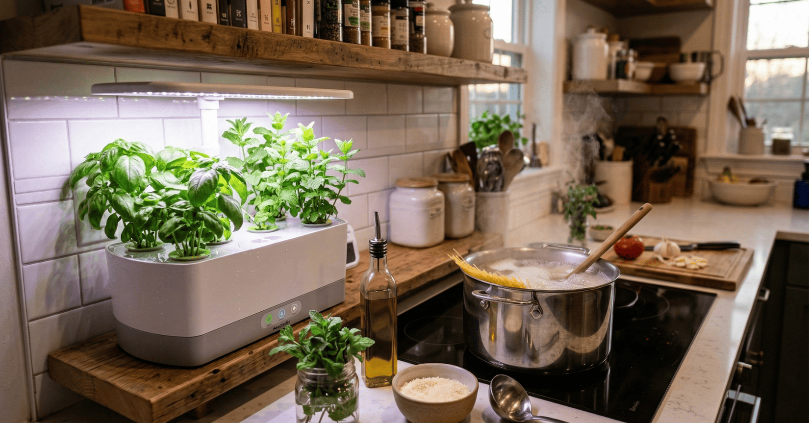 גידול הידרופוני ביתי - בזיליקום על המדף: איך לגדל תבלינים וירקות בבית