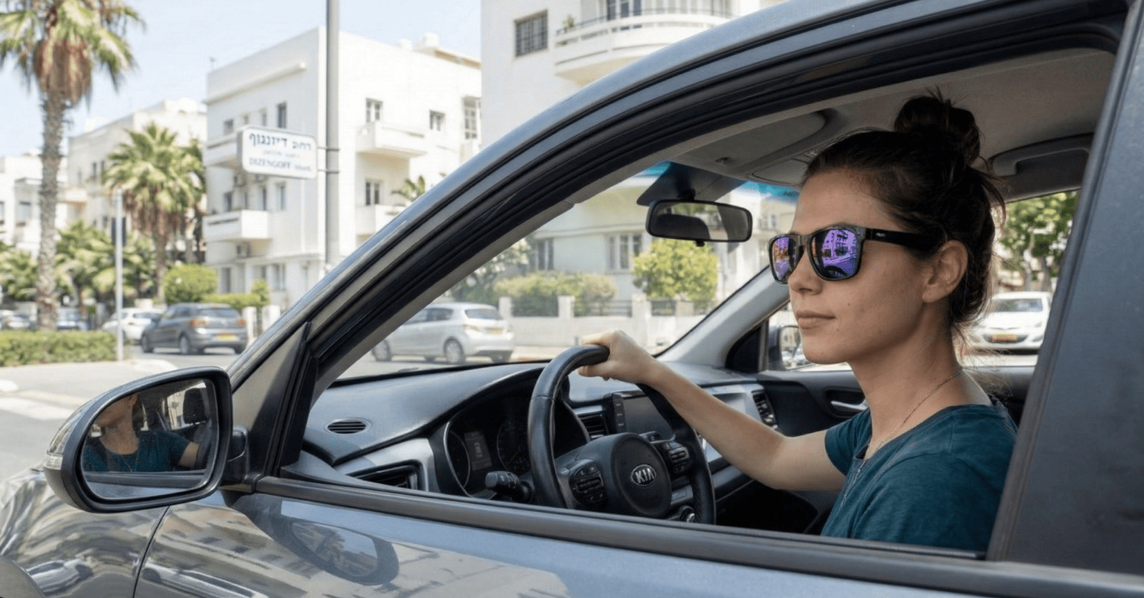 משקפיים עם מצלמה - משקפי שמש: השוטר היה בטוח שנגעתי בטלפון בזמן נהיגה