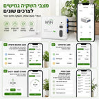 מצבי השקיה חכמים דרך אפליקציה